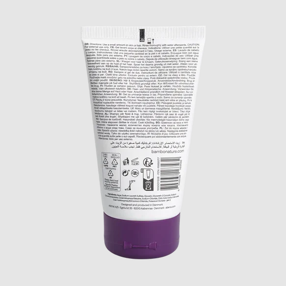 Bambo Nature Hair & Body Wash 150ml | Gentle Baby Shampoo & Body Cleanser