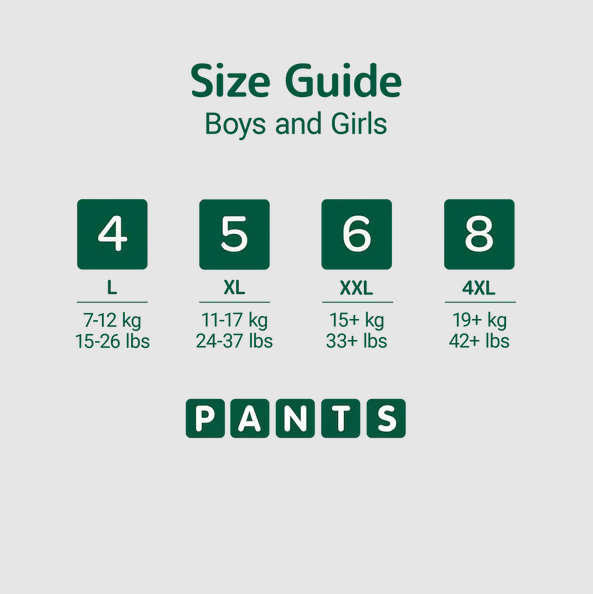 Bambo Nature Baby Diapers Size 5 XL (11–17 kg) – 19 pcs Pants Style