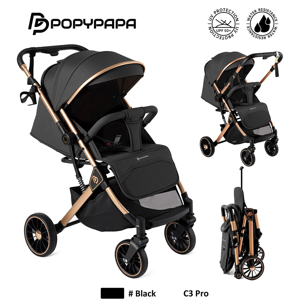 POPYPAPA Baby Stroller C3 Pro