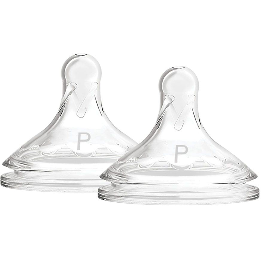 Dr Brown's Preemie Flow Level 1 Wide-Neck Silicone Nipple, 2-Pack, Wn0201-Intlx