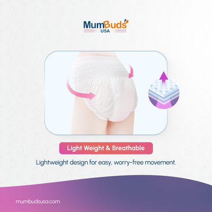 MumBuds USA Disposable Period Panty M/L 660 mm (60–105 cm) 3 Pcs