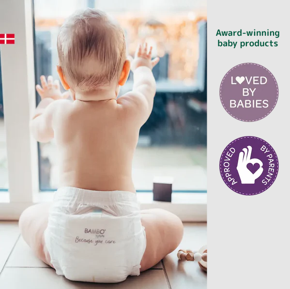 Bambo Nature Baby Diapers Size 1 XS (2–4 kg) – 22 pcs Tape Style