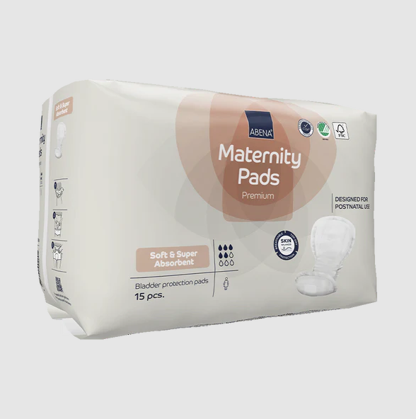 Abena Maternity Pads Premium – Super Absorbent Postpartum Pads