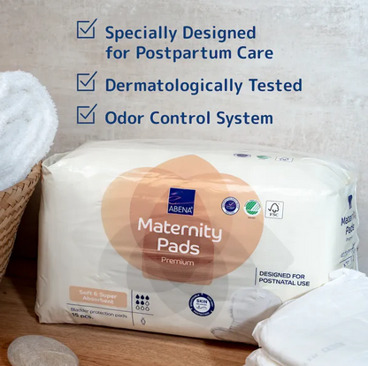 Abena Maternity Pads Premium – Super Absorbent Postpartum Pads