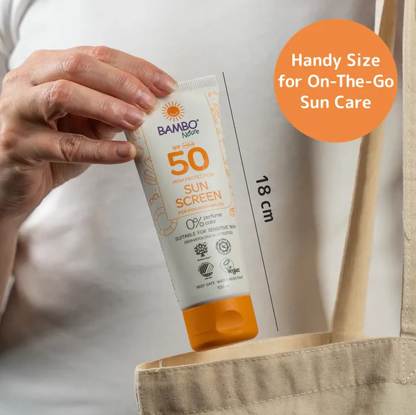 Bambo Nature Sunscreen SPF50 100ml | Baby Sunscreen