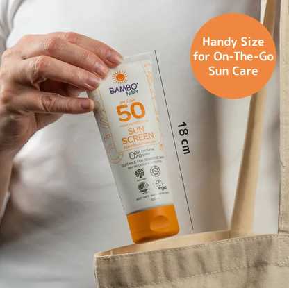 Bambo Nature Sunscreen SPF50 100ml | Baby Sunscreen