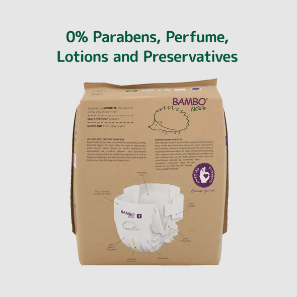 Bambo Nature Baby Diapers Size 4 L (7–14 kg) – 24 pcs Tape Style