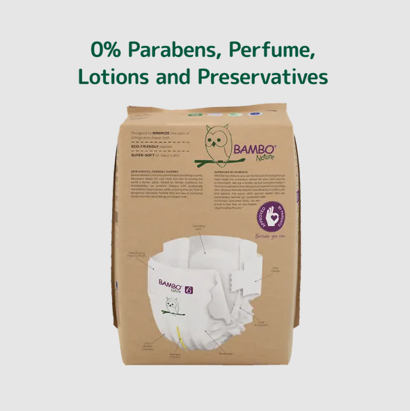 Bambo Nature Baby Diapers Size 6 XXL (16+ kg) – 20 pcs Tape Style