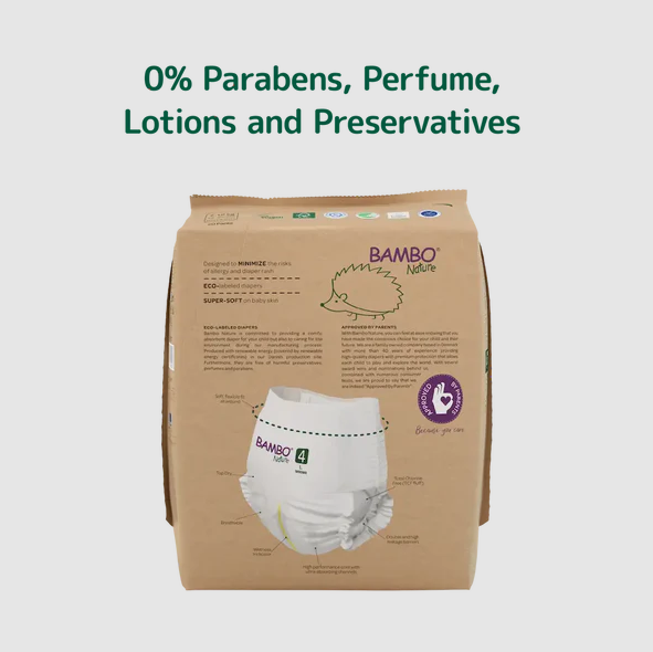 Bambo Nature Baby Diapers Size 4 L (7–12 kg) – 20 pcs Pants Style