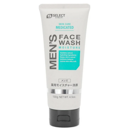 S Select Mens Medicinal Moisture Face Wash-130GM