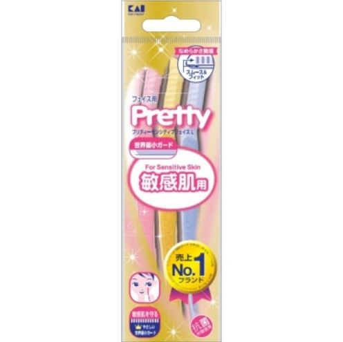 S Select Pretty Face Razor L For Sensitive Skin-3 pcs