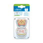Dr Brown's PreVent Pacifiers PRINTED SHIELD Soother, Stage 1, 2-Pack- Teal and Grey (PV12015-SPX)