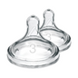 Dr. Brown's Natural Flow Wide-Neck Baby Bottle Silicone Nipple Level 3, 2-Pack (WN3201-INTL)