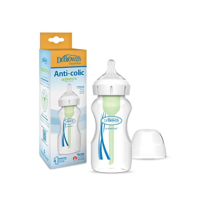 Dr. Brown's 5oz/150ml Options+ Wide-Neck Bottle, PP, 1- Pack (WB51600-ESX)