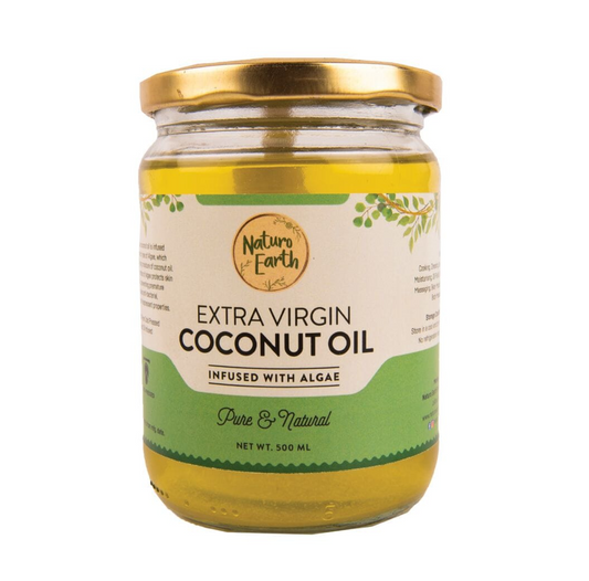 Naturo Earth Organic Cold Pressed Extra Virgin Coconut Oil – 500 ml