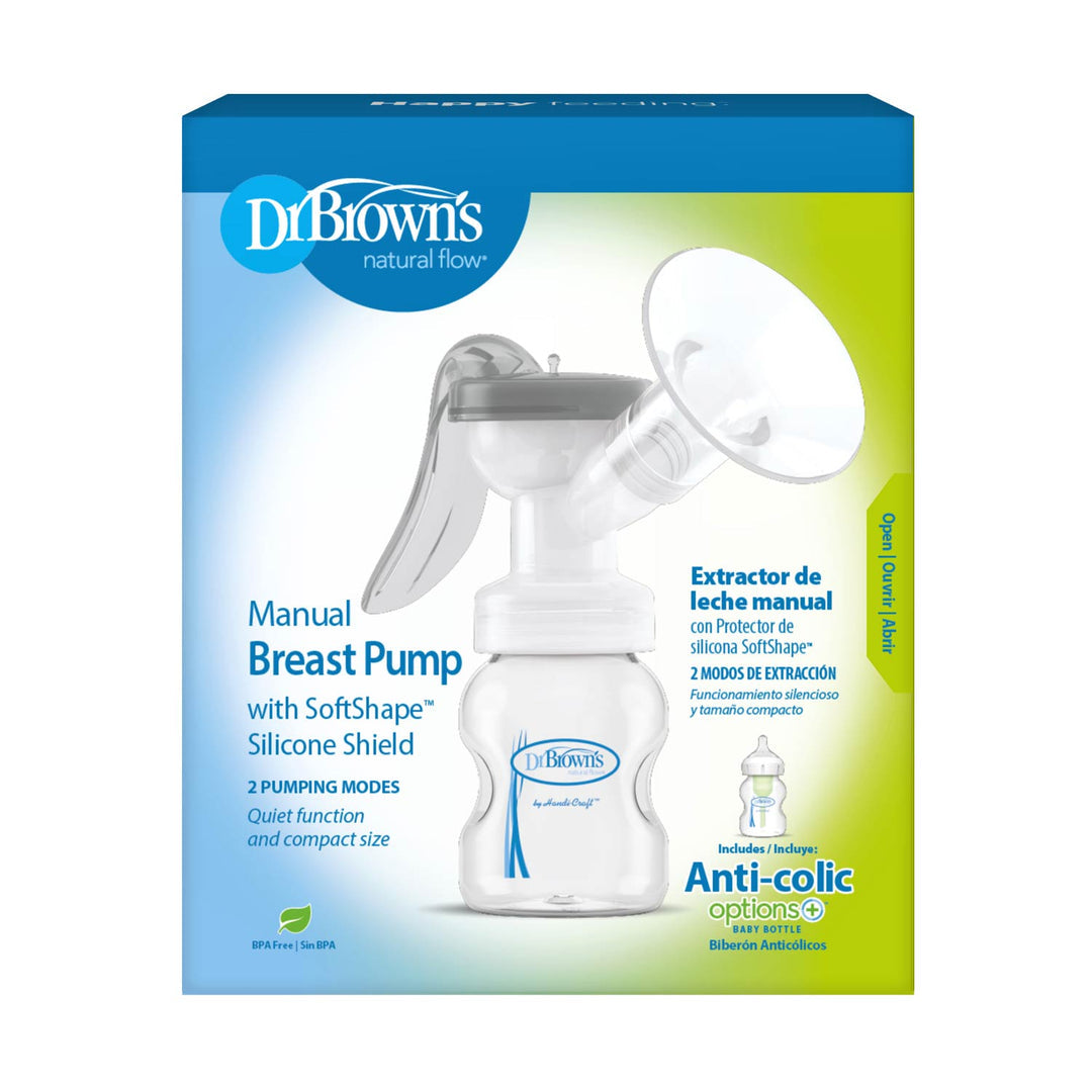 Dr. Brown’s Manual Breast Pump with Silicone Shield, BF102