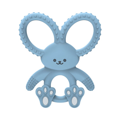 Dr Brown's Bunny Long Limbed Silicone Teether, Blue, CPKG (3m+), TE021-INTL