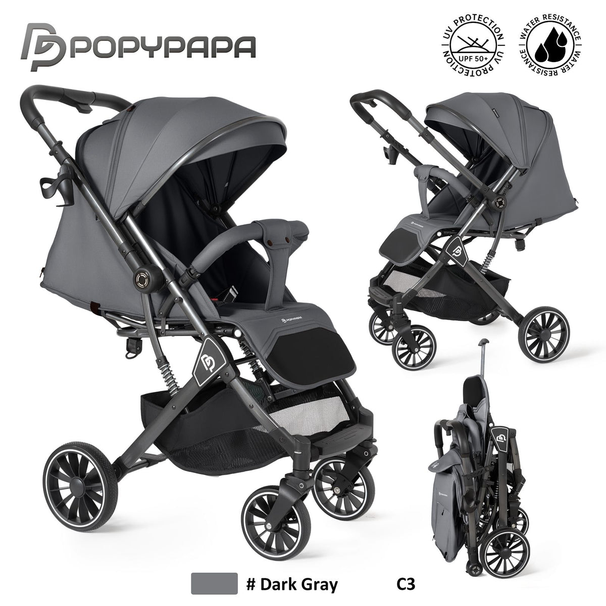POPYPAPA Baby Stroller C3