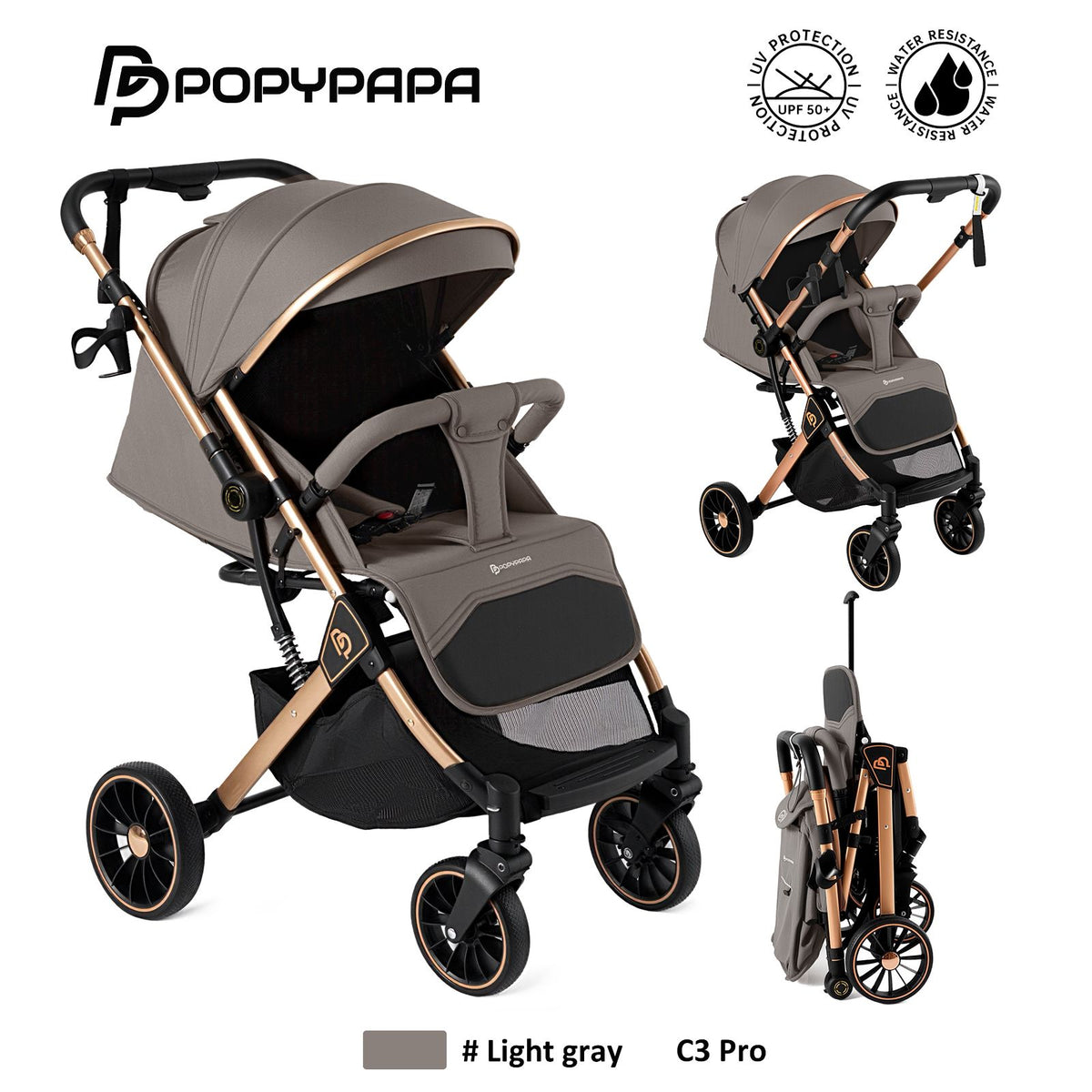 POPYPAPA Baby Stroller C3 Pro