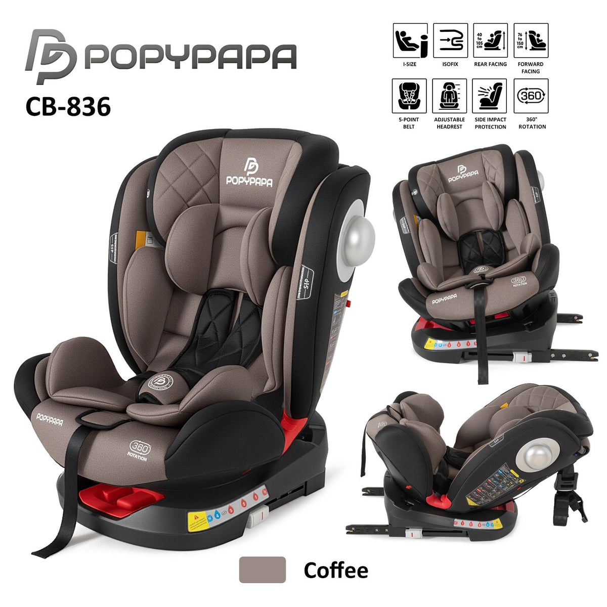 POPYPAPA Baby Car Seat CB836