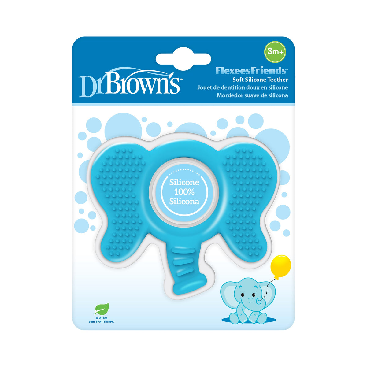 Dr. Brown's Flexees Friends Elephant Teether, TE002-P2