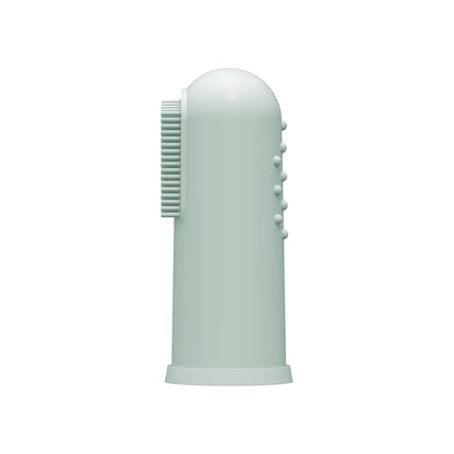 Dr Brown's Silicone Finger Toothbrush with case, Light Green,1 -pack(3m+), HG126-INTL