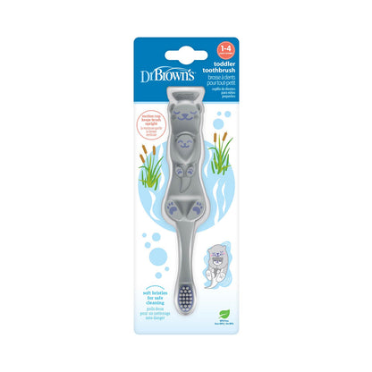 Dr Brown's Toddler Toothbrush Otter, 1-Pack (1-4Y), HG093