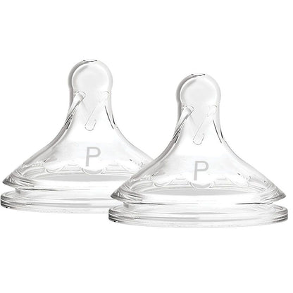 Dr Brown's Preemie Flow Level 1 Wide-Neck Silicone Nipple, 2-Pack, Wn0201-Intlx