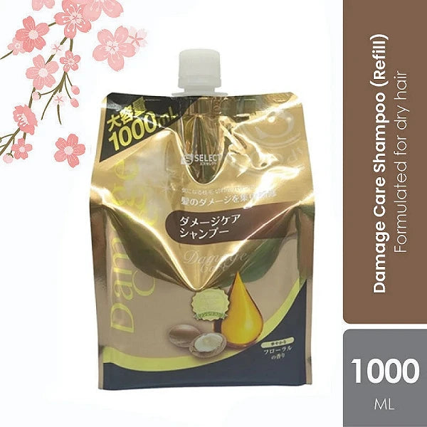 S SELECT Japanese Damage Care Shampoo - 1000ml