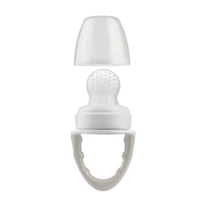 Dr. Brown's Fresh Firsts Silicone Feeder, Grey, 1-Pack, TF007-P3