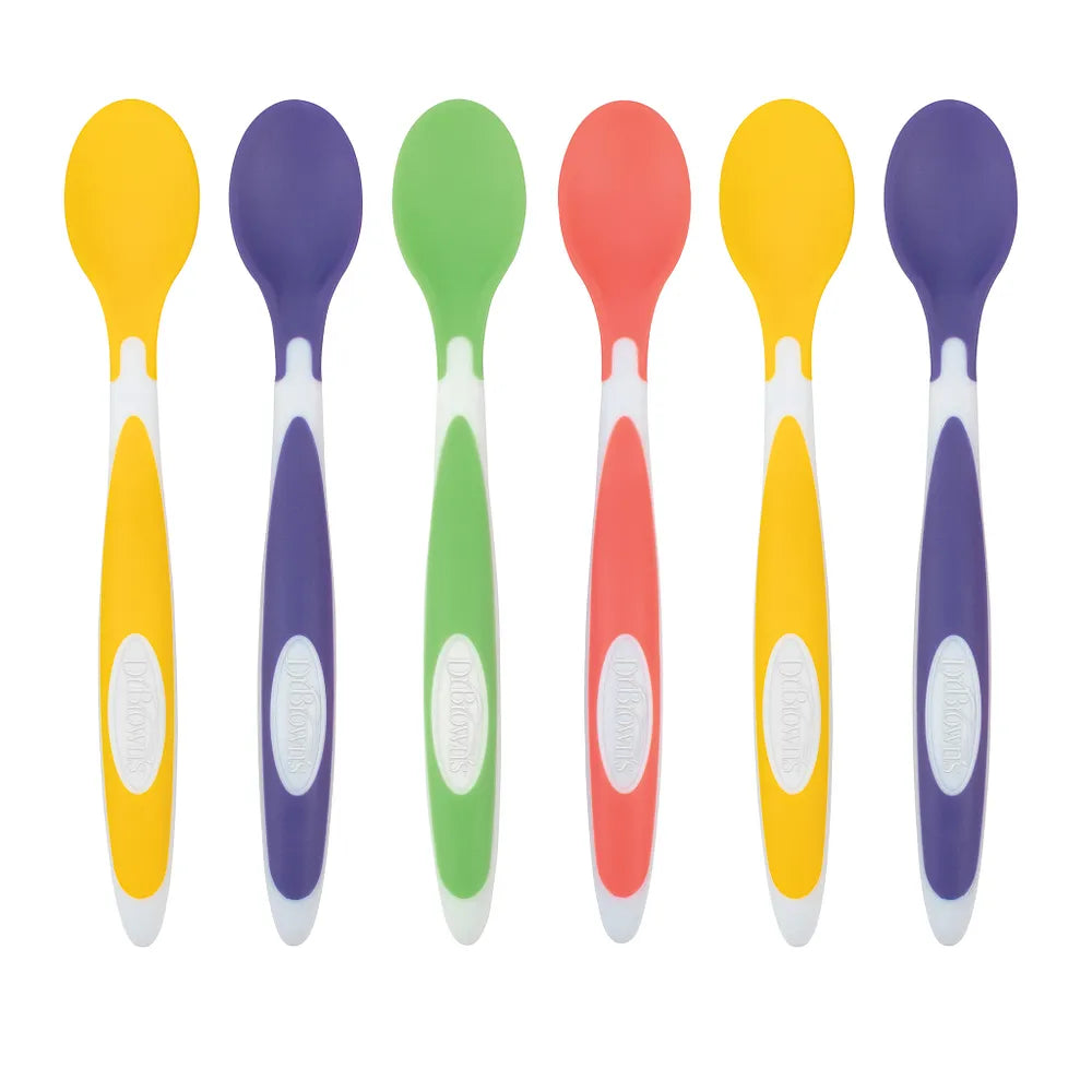 Dr. Brown's Soft Tip Spoons 6-Pack, Tf008-P3