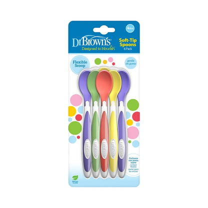 Dr. Brown's Soft Tip Spoons 6-Pack, Tf008-P3