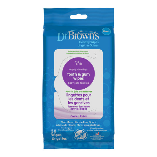 Dr. Brown's Tooth & Gum Wipes - 30 Pcs, HG001-P2